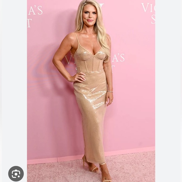 David Koma Sequin Cami Midi Dress size 4 - Picture 8 of 8